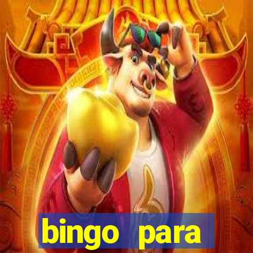 bingo para despedida de solteira para imprimir